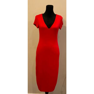 NWT See you‎ Monday red body con dress